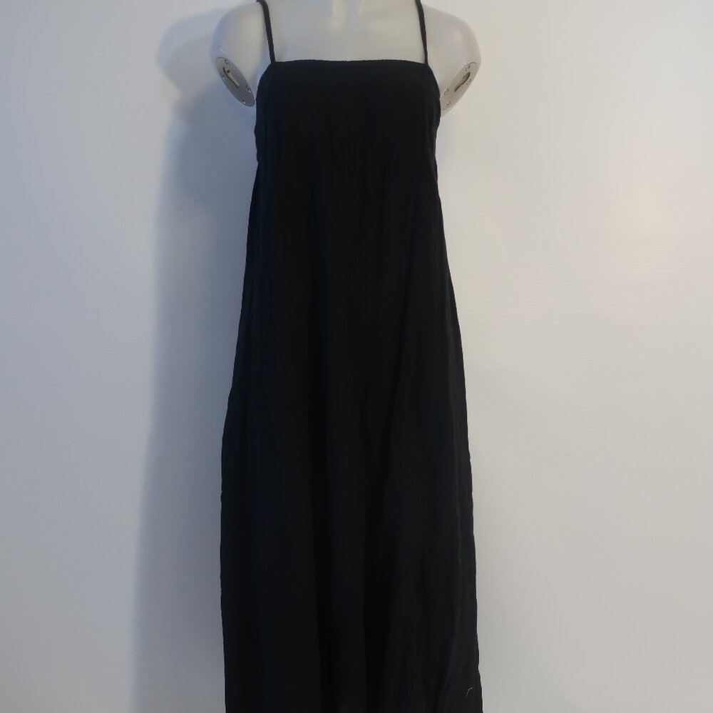 Mara Hoffman Black Maxi Slip Dress
